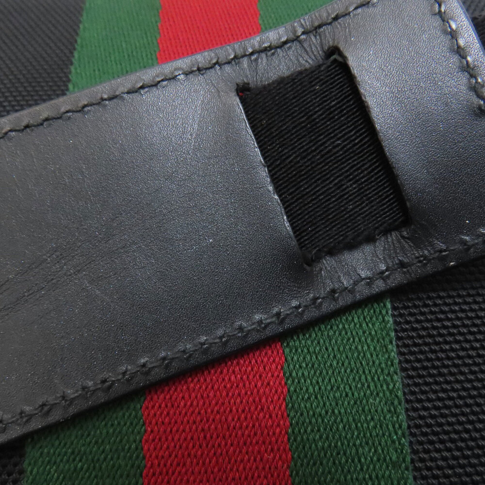 GUCCI Authentic Black Canvas Shoulder Bag - Picture 16 of 16